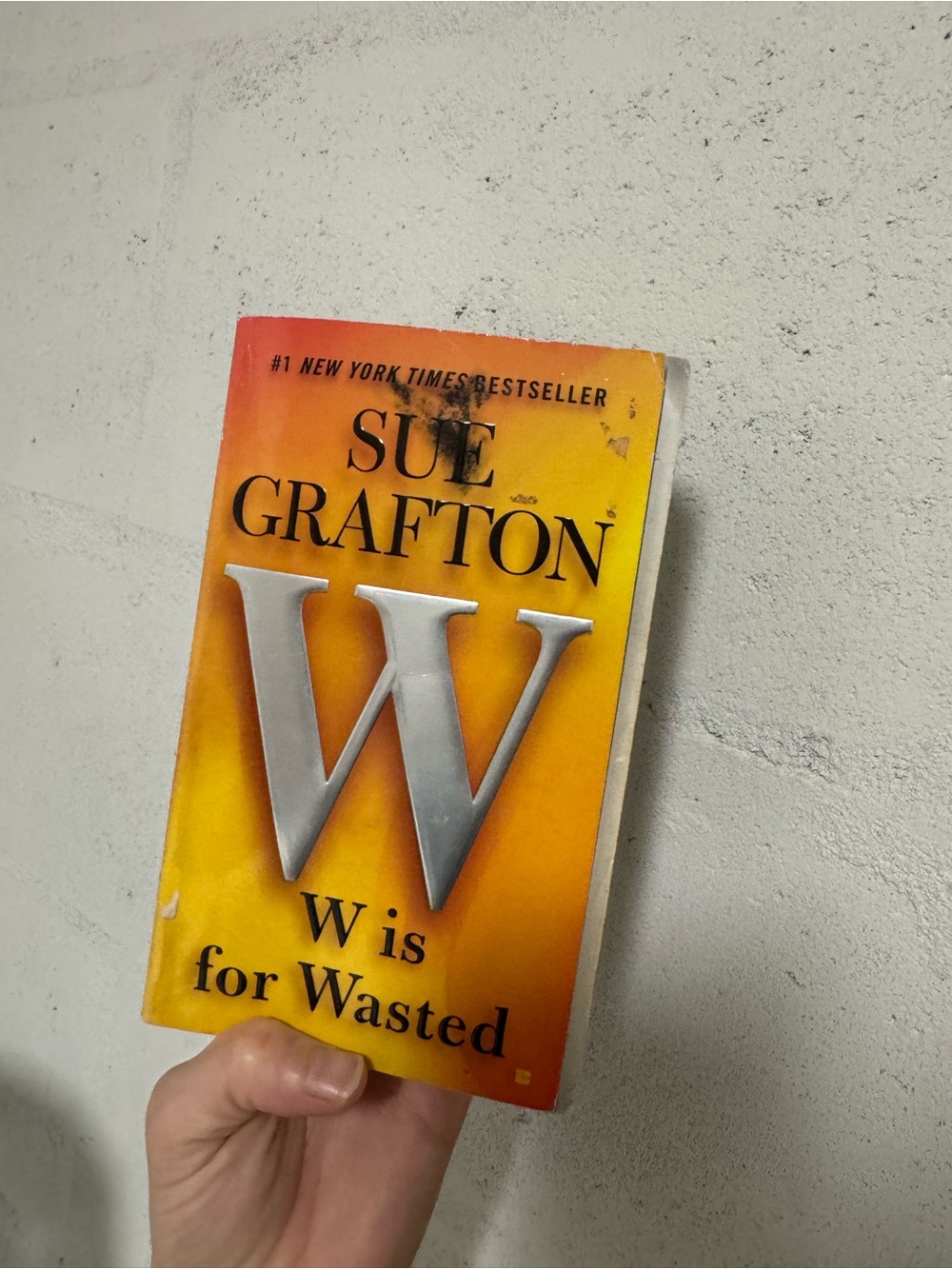 'W Is for Wasted' Paperback Book - Yellow